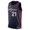 Dres Philadelphia 76ers Joel Embiid Nike 2023-24 City Edition Navy Swingman